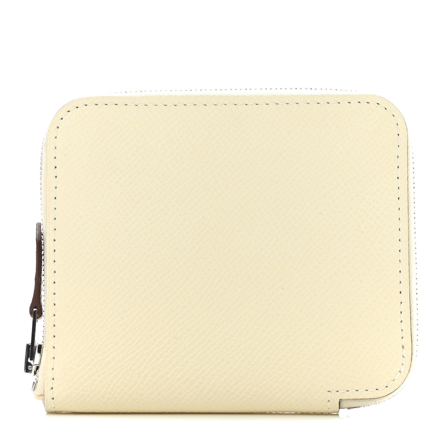Hermes Epsom Silk'in Compact Wallet Nata 1 of 9