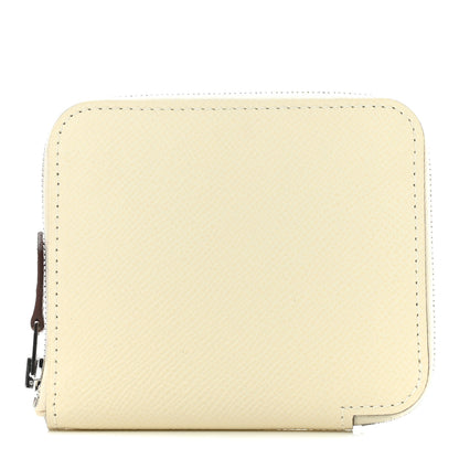 Hermes Epsom Silk'in Compact Wallet Nata 1 of 9