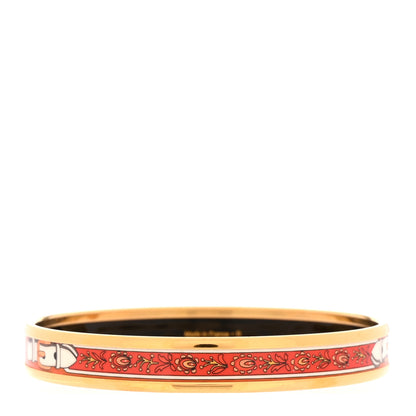 Hermes Enamel Printed Narrow Bracelet 65 3 of 5