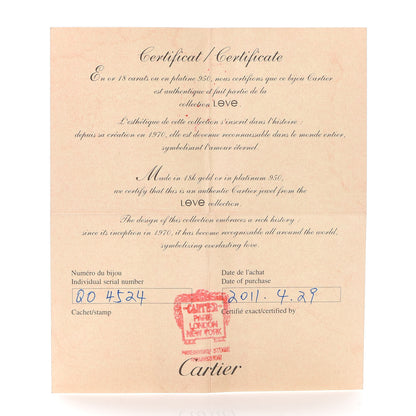 Cartier 18K Yellow Gold Interlocking LOVE Necklace 7 of 8