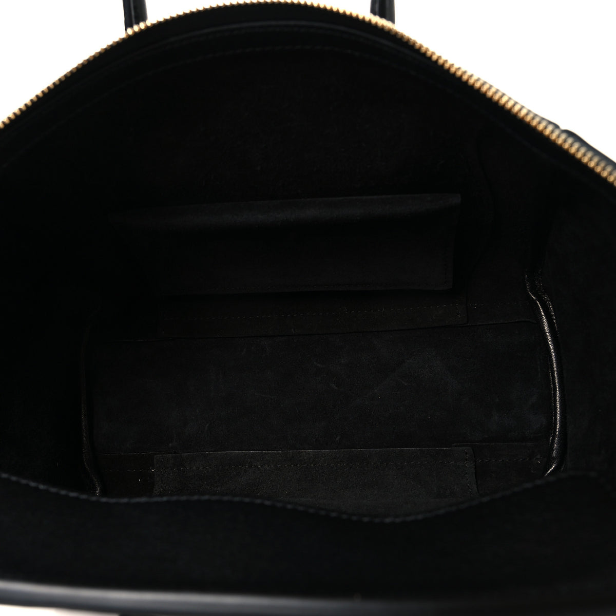 Celine Supple Shiny Lambskin Little New Luggage Black 4 of 9