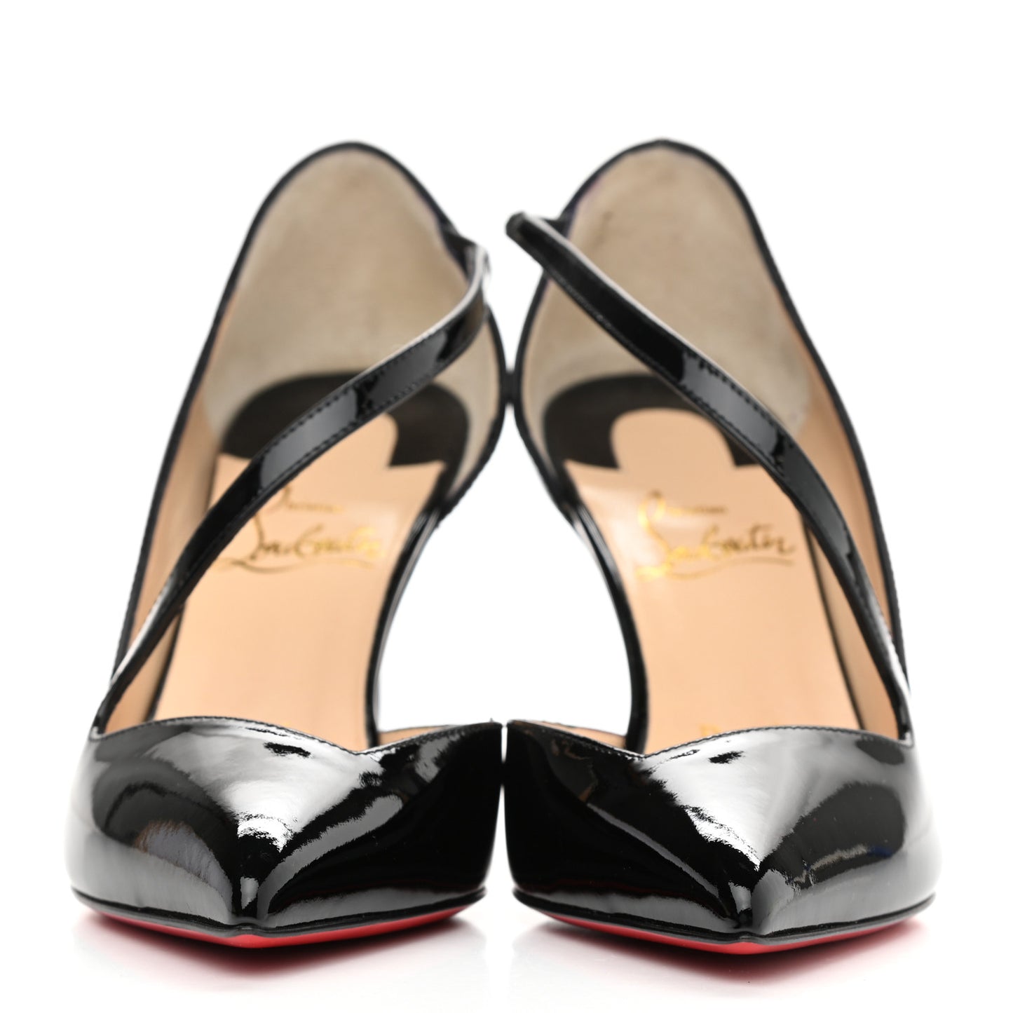Patent Jumping Cross 85 Pumps 35 Black
