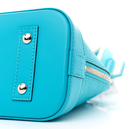 Louis Vuitton Epi Jacquard Alma BB Turquoise 9 of 9