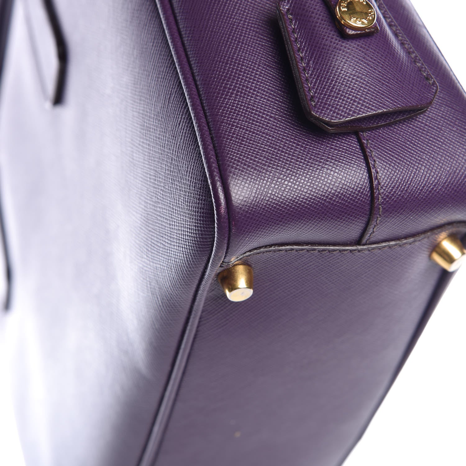 Prada Saffiano Lux Bowler Viola 16 of 16