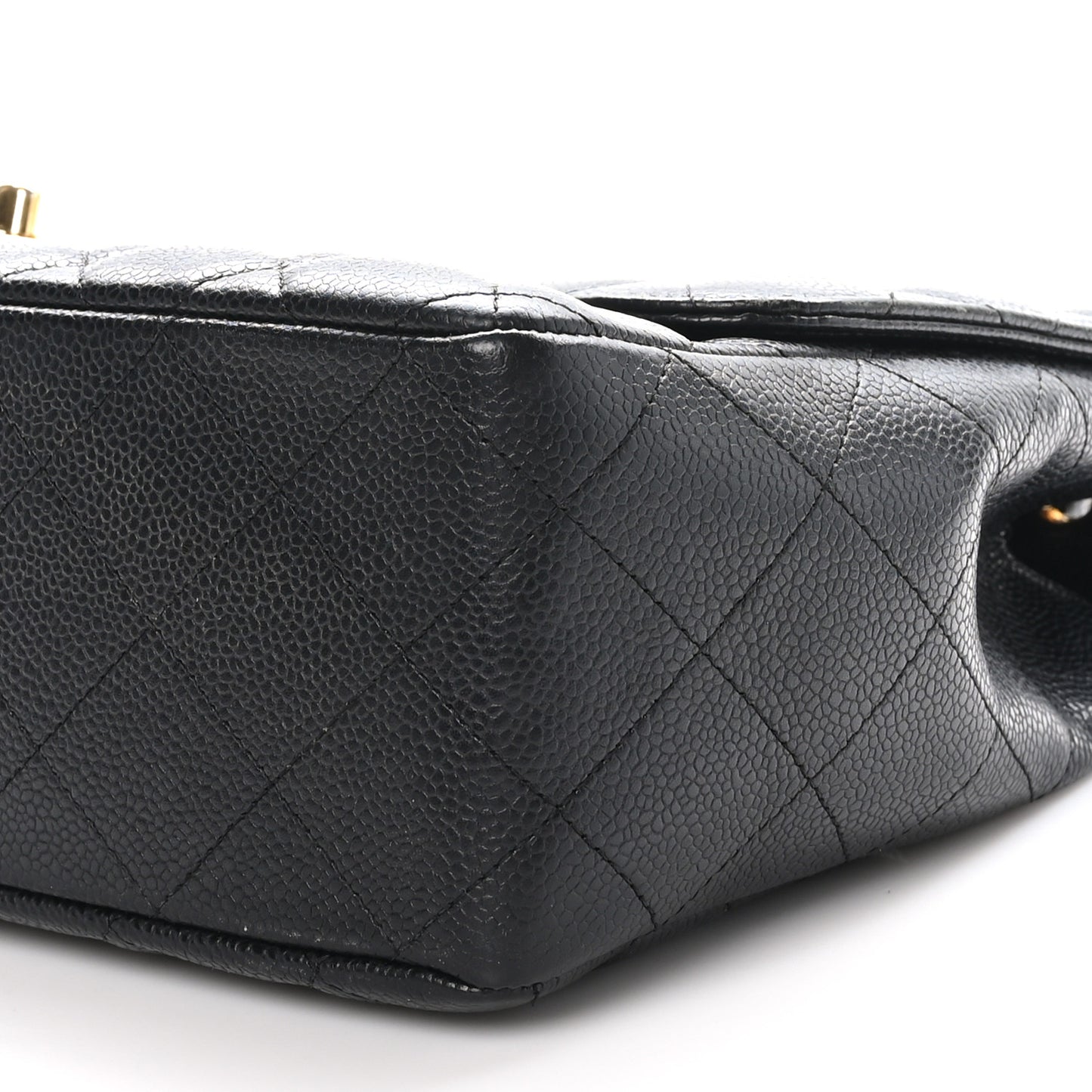 Caviar Quilted Jumbo Single Flap Black