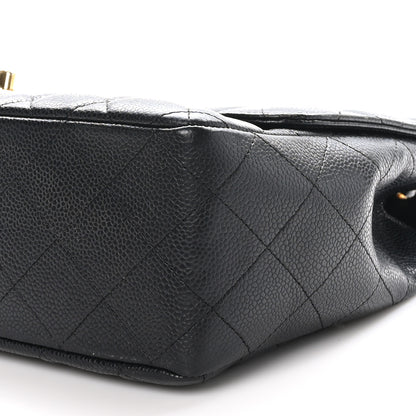 Chanel Caviar Quilted Jumbo Single Flap Black 10 of 10