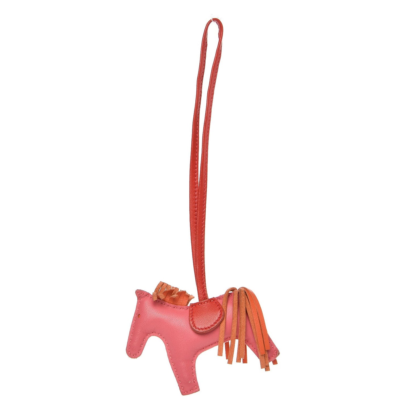 Milo Lambskin Grigri Rodeo Bag Charm PM Rose Azalee Orange Poppy Rouge Indien
