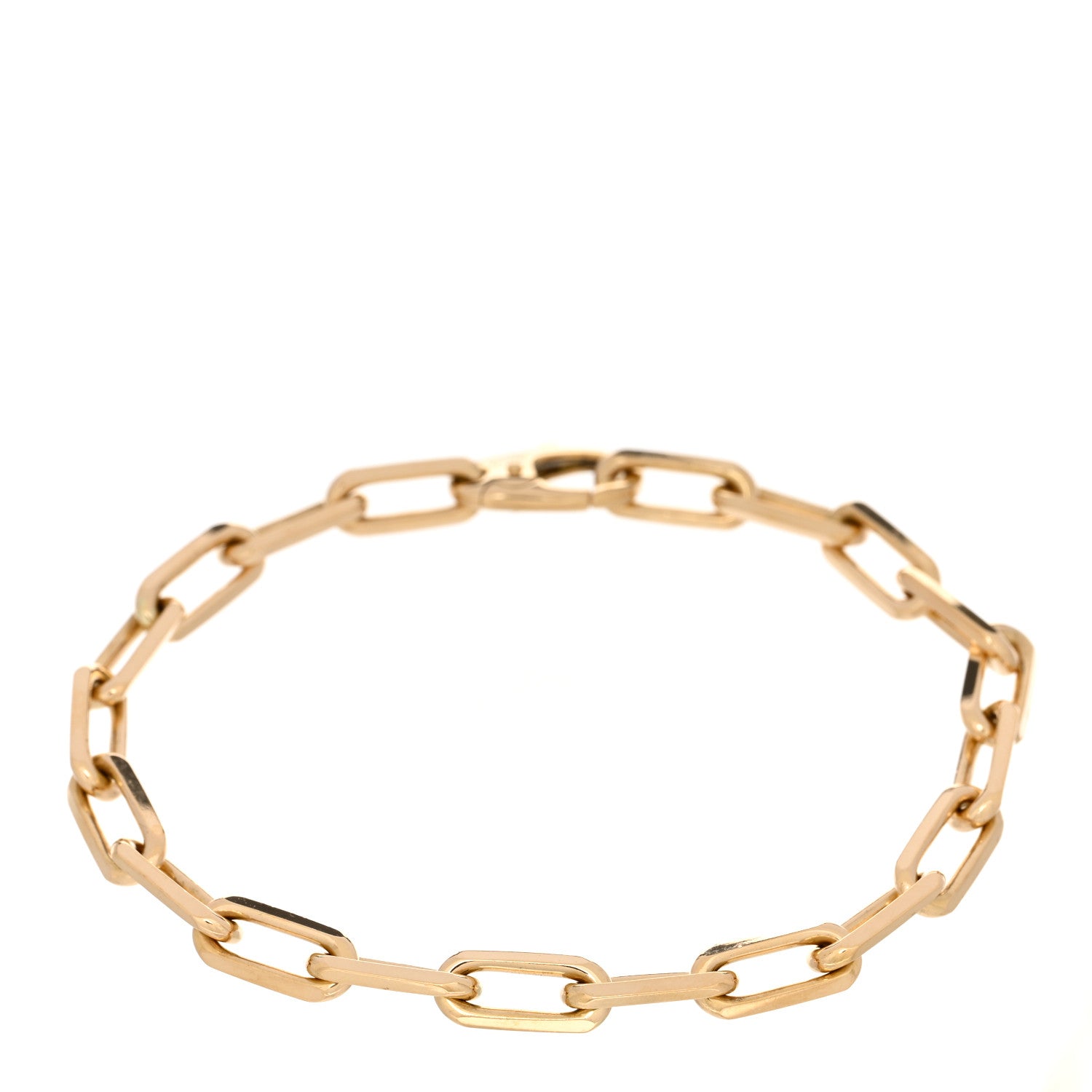 Cartier 18K Yellow Gold Santos de Cartier Link Chain Bracelet 1 of 4