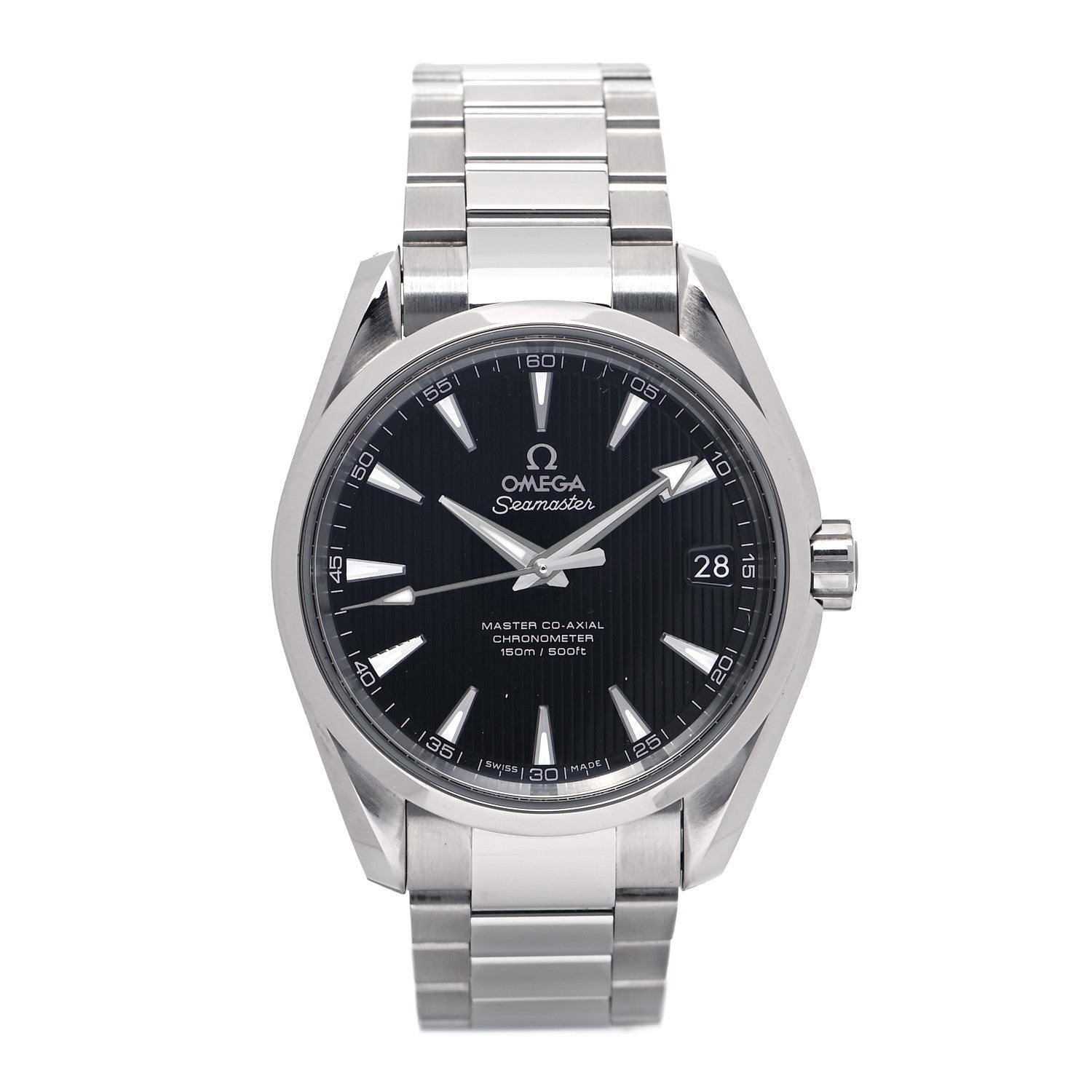 Omega Stainless Steel 38mm Seamaster Aqua Terra Master Co-Axial Chronometer Automatic Watch Black 231.10.39.21.01.002 1 of 5