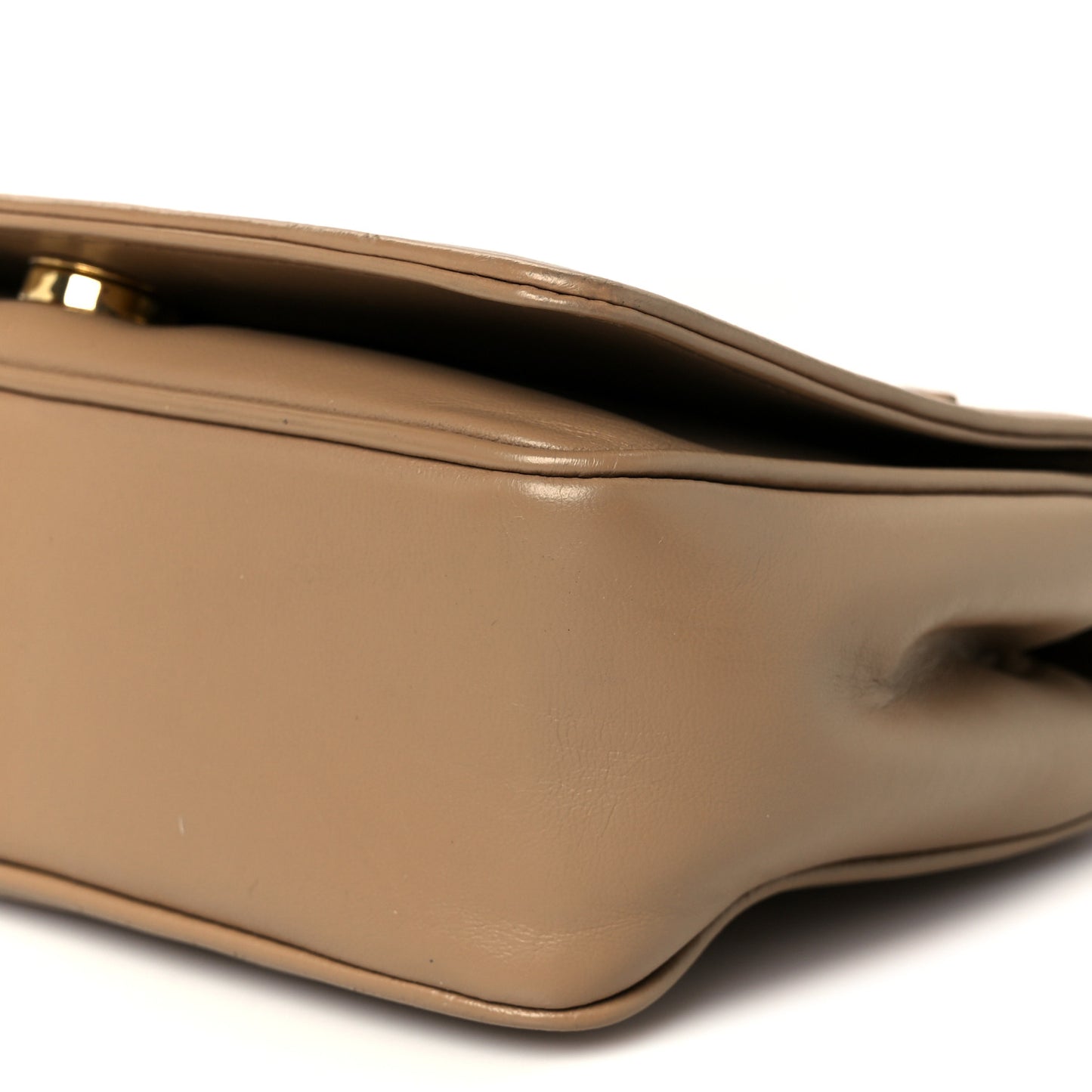 Lambskin Mini Timeless CC Flap Bag Beige