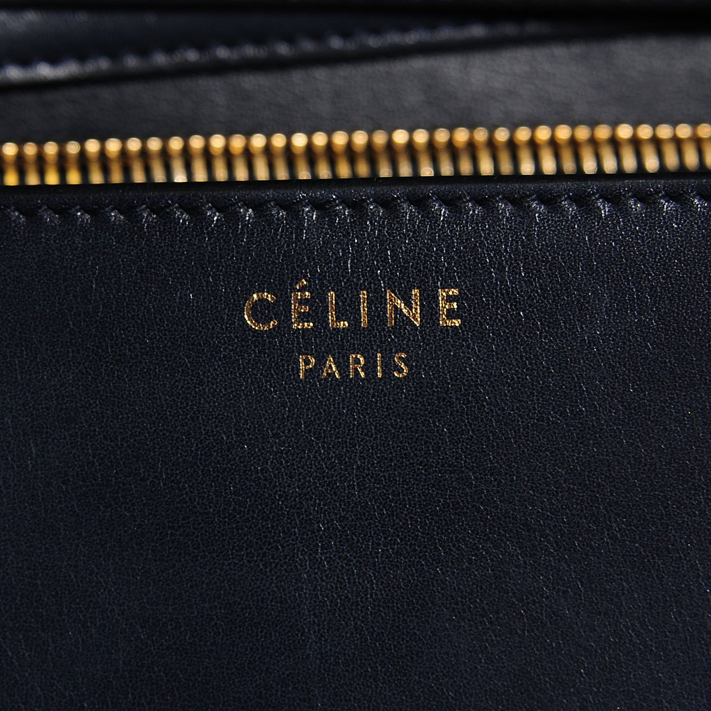 Smooth Calfskin Large Classic Box Flap Bag Navy