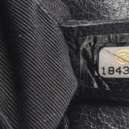 Chanel Calfskin Embossed Stitch Large Boy Flap Black 8 of 11