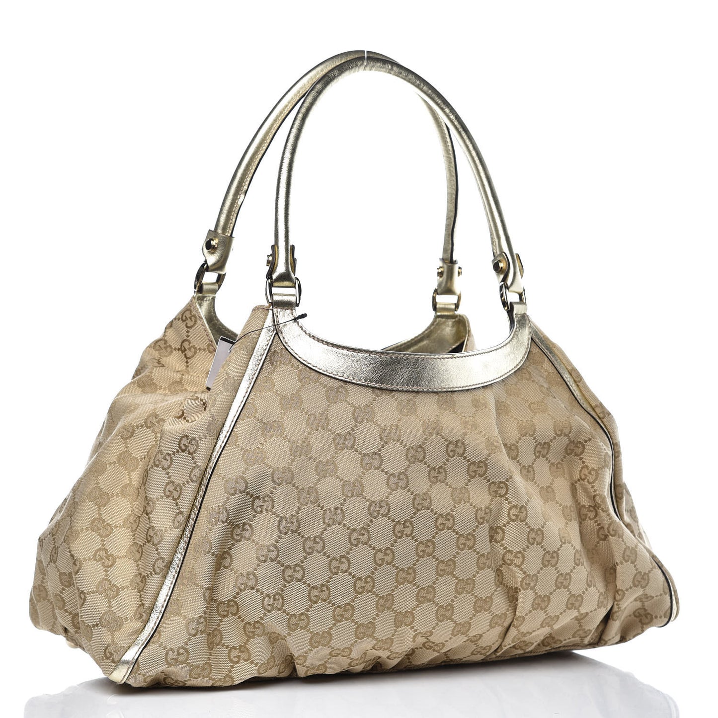 Monogram Large D Gold Hobo Gold