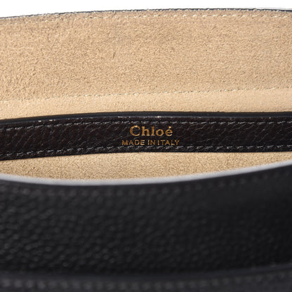 Chloe Grained Calfskin Medium Hudson Tassel Shoulder Bag Black 8 of 8