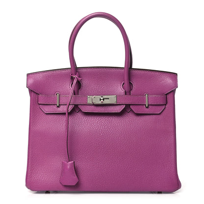 Hermes Chevre Mysore Birkin 30 Cyclamen 1 of 15
