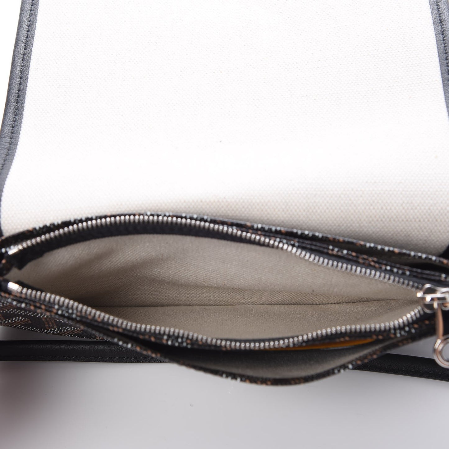 Goyardine Plumet Wallet Clutch Black