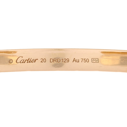 Cartier 18K Yellow Gold LOVE Cuff Bracelet 20 4 of 4