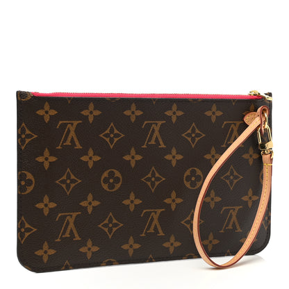 Louis Vuitton Monogram Neverfull MM GM Pochette Pivoine 3 of 7