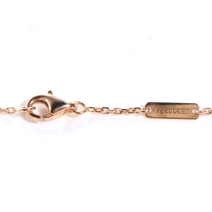 Van Cleef & Arpels 18K Rose Gold Mother of Pearl Vintage Alhambra Pendant Necklace 3 of 6
