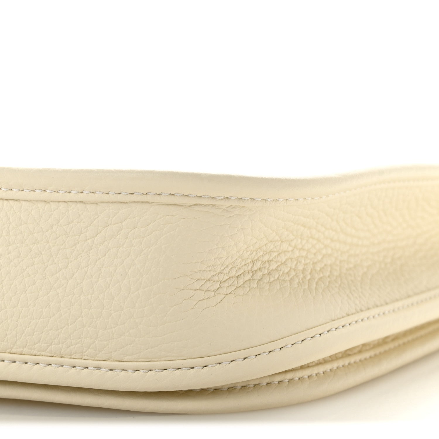 Hermes Taurillon Clemence Evelyne 23 Poche III Cream 9 of 10