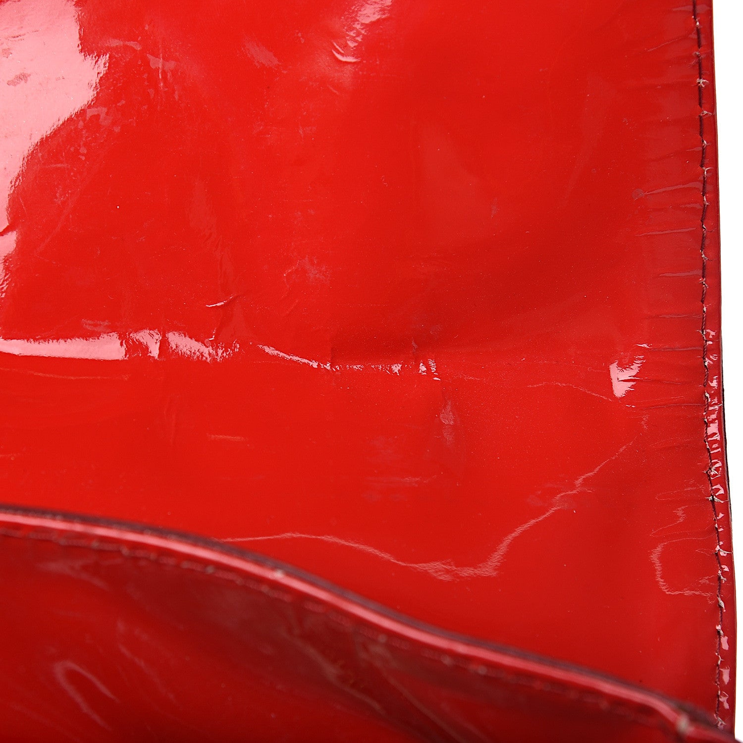 Valentino Garavani Patent Large Histoire Red 13 of 25
