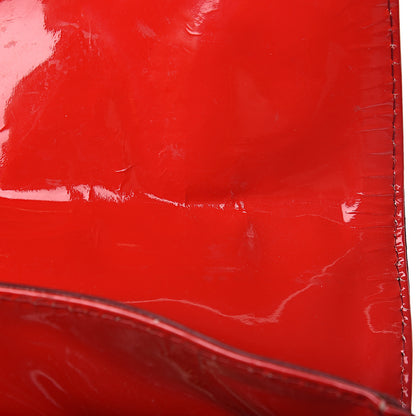 Valentino Garavani Patent Large Histoire Red 13 of 25