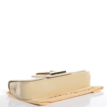 Louis Vuitton Patent Sobe Clutch Blanc Corail 4 of 7