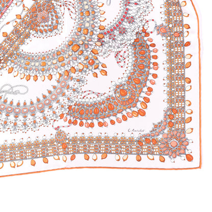 Hermes Silk Parures Des Maharajas Scarf 90 4 of 7