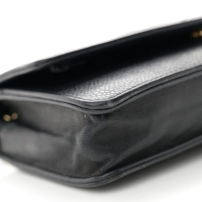 Chanel Caviar Timeless CC Wallet on Chain WOC Black 10 of 12
