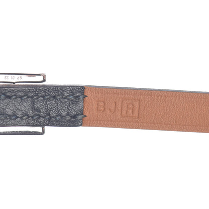 Hermes Swift Hapi 3 MM Triple Tour Bracelet L Vert Fonce F 5 of 6
