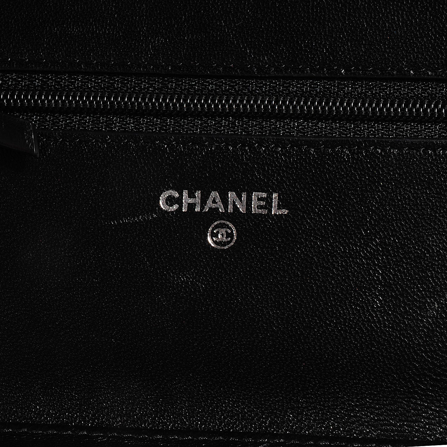 Chanel Lambskin Quilted Boy Wallet On Chain WOC Black 7 of 9