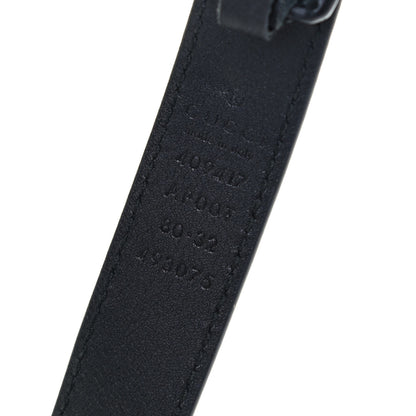 Gucci Calfskin Double G 20mm Belt 80 32 Black 4 of 5