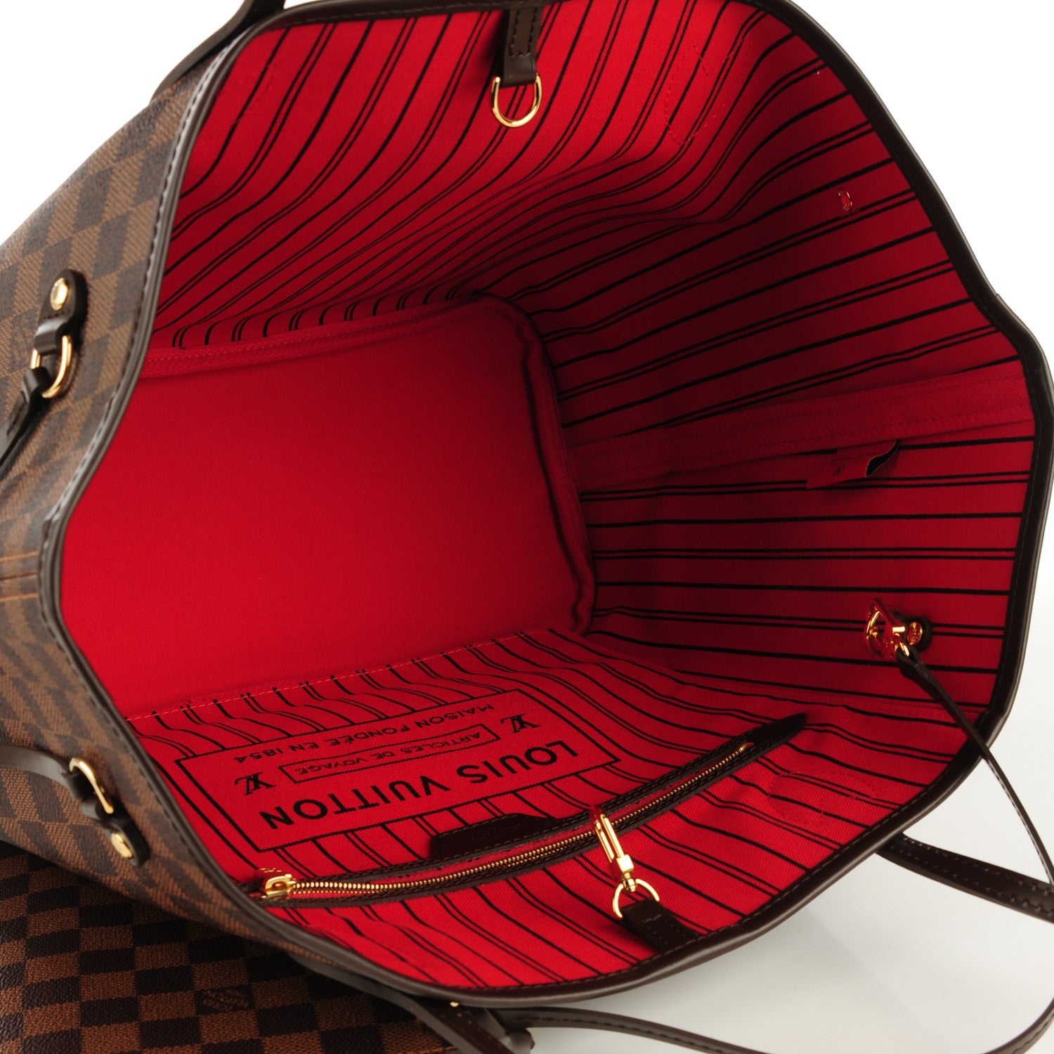 Louis Vuitton Damier Ebene Neo Neverfull MM 5 of 9