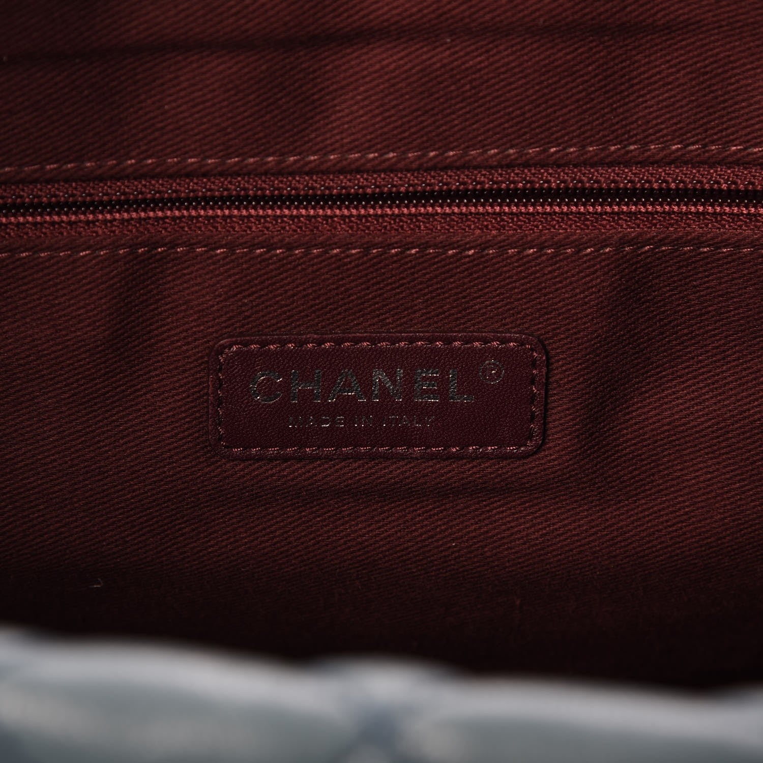 Chanel Washed Lambskin Quilted Flap Tote Blue 6 of 7
