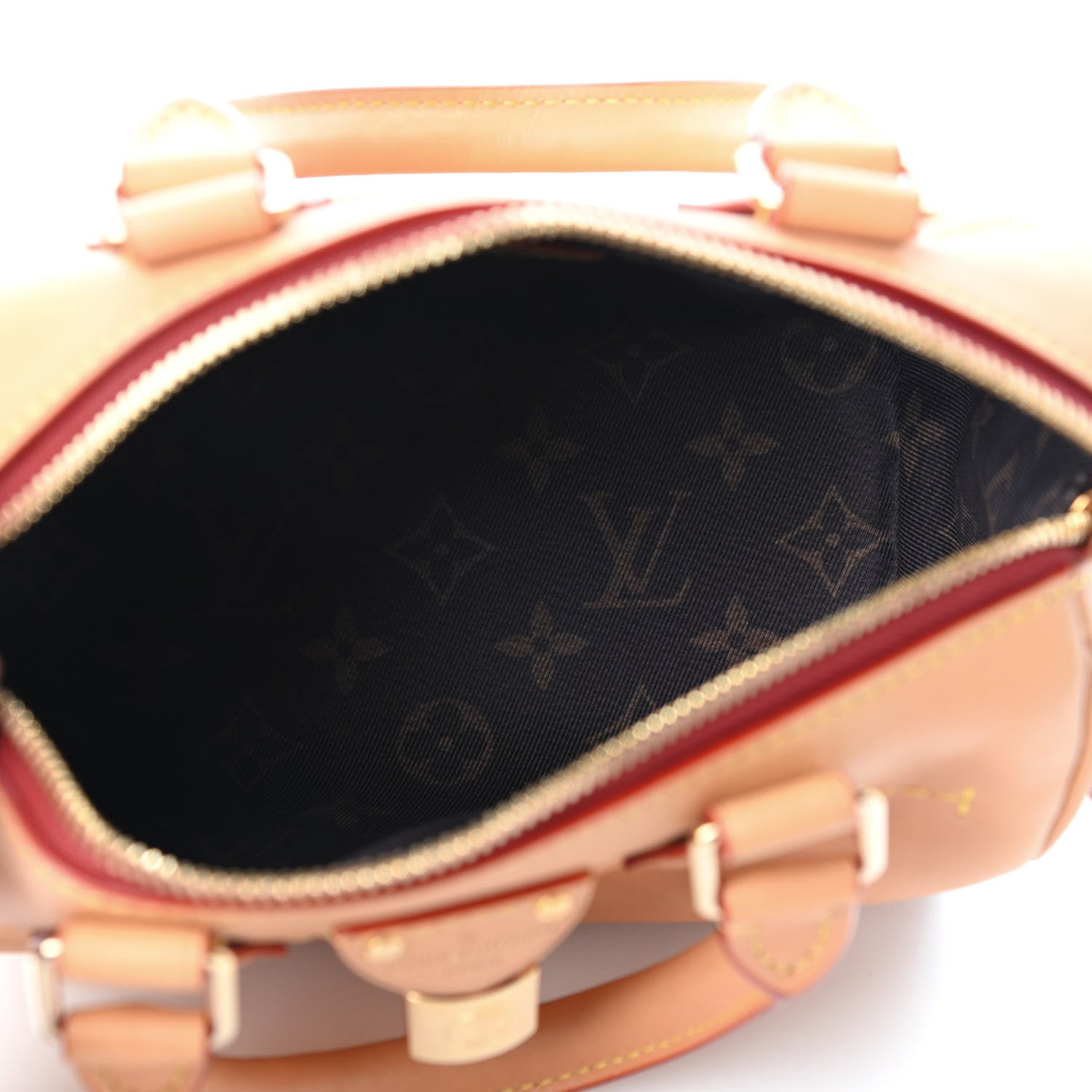 Louis Vuitton Vachetta Monogram Speedy BB 5 of 8