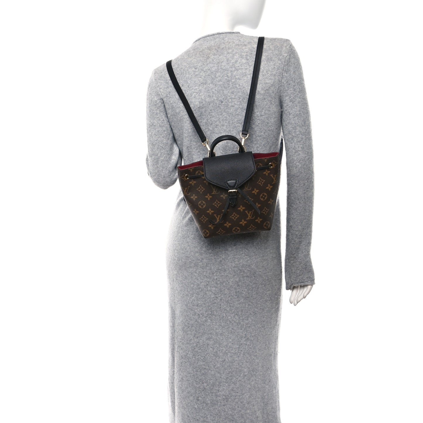 Monogram BB Montsouris NM Backpack Black