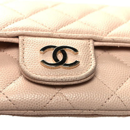 Chanel Caviar Quilted Glasses Case With Chain Beige 14 of 14