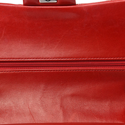 Chanel Lambskin Quilted Medium Double Flap Red 16 of 20