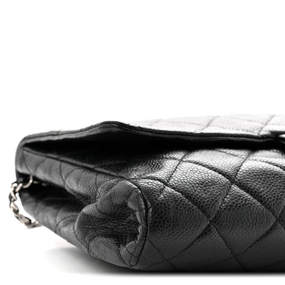 Chanel Caviar Quilted Clutch With Chain Flap Black 9 of 10