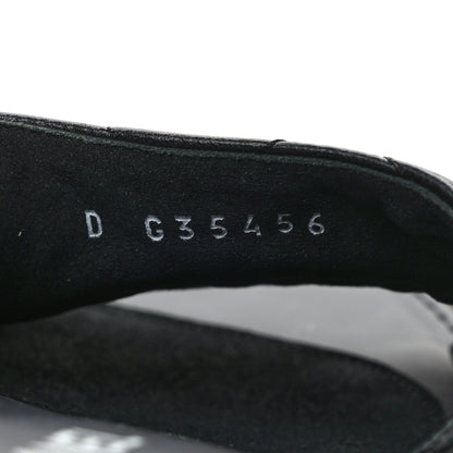Chanel Lambskin CC Flat Slide Sandals 37 Black 8 of 8