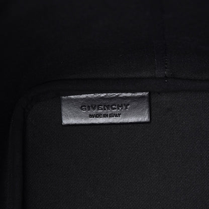 Givenchy Textured Coated Canvas Floral Print Large Antigona Tote Black Red 6 of 7