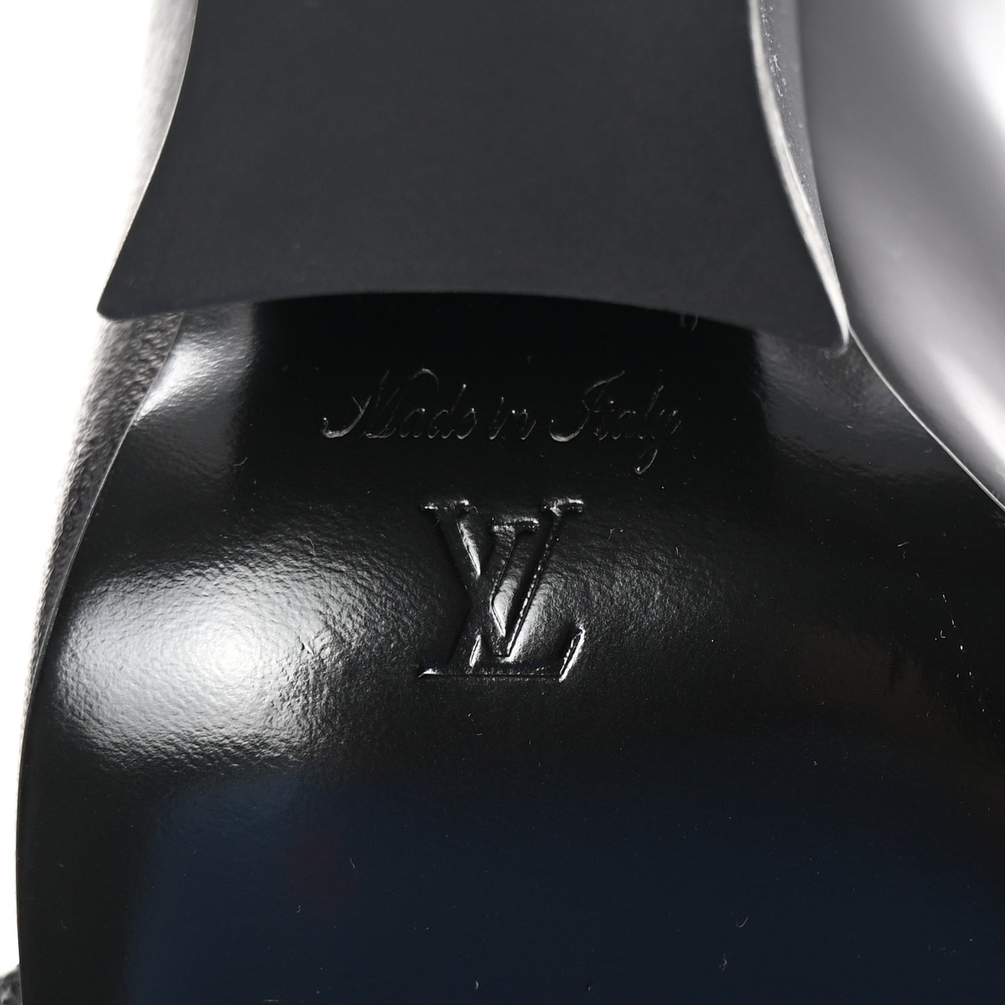 Calfskin Patti Wedge Half Boots 40 Black