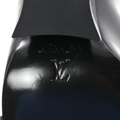 Louis Vuitton Calfskin Patti Wedge Half Boots 40 Black 7 of 9