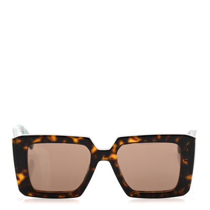 Prada Acetate Symbole Sunglasses SPR 23Y Red Tortoise 2 of 8