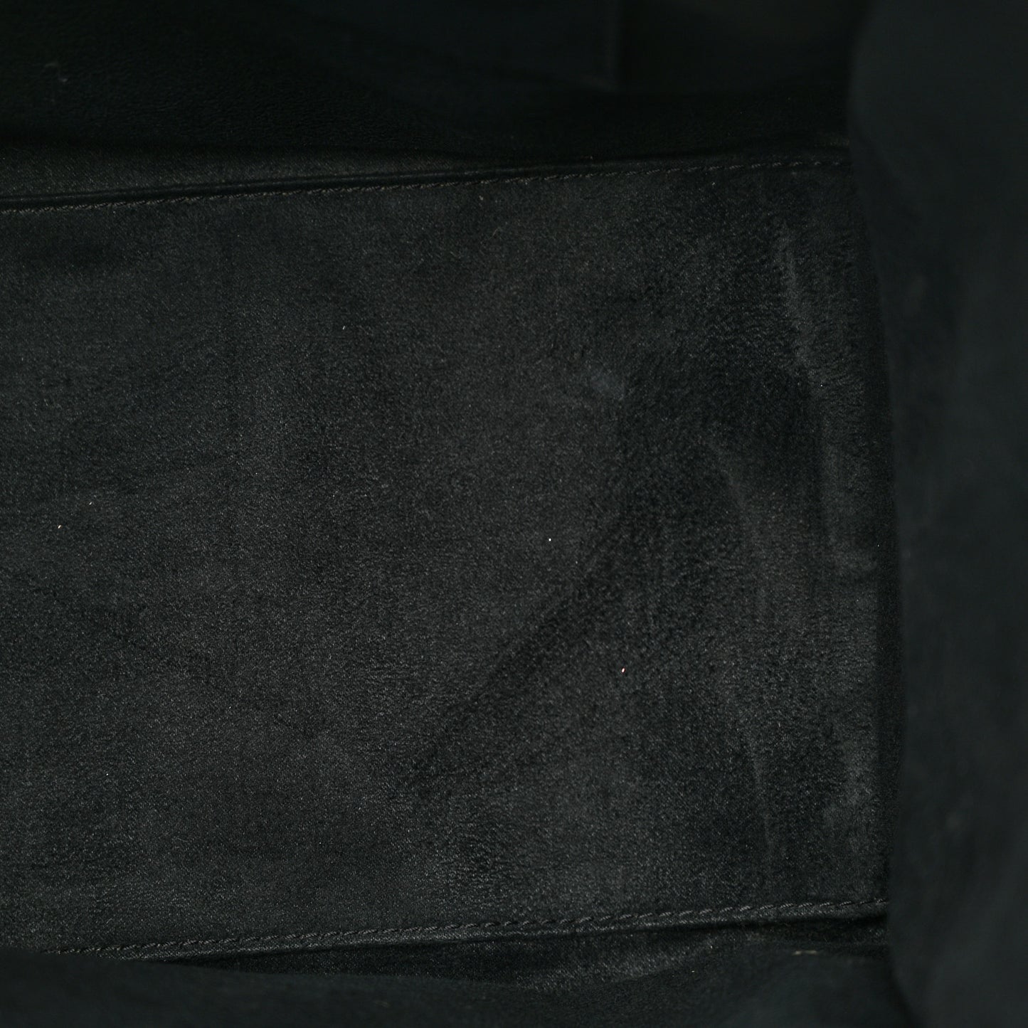 Drummed Calfskin Mini Luggage Black