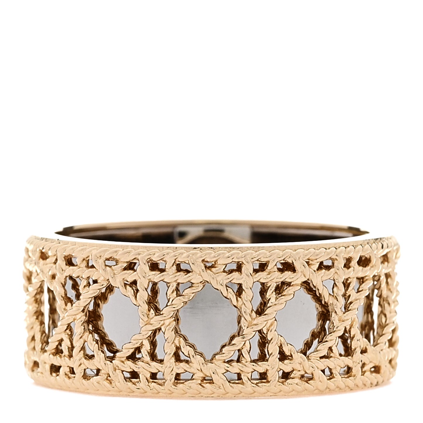 18K Yellow White Gold My Dior Ring 59 8.75