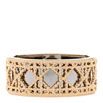 Christian Dior 18K Yellow White Gold My Dior Ring 59 8.75 1 of 5