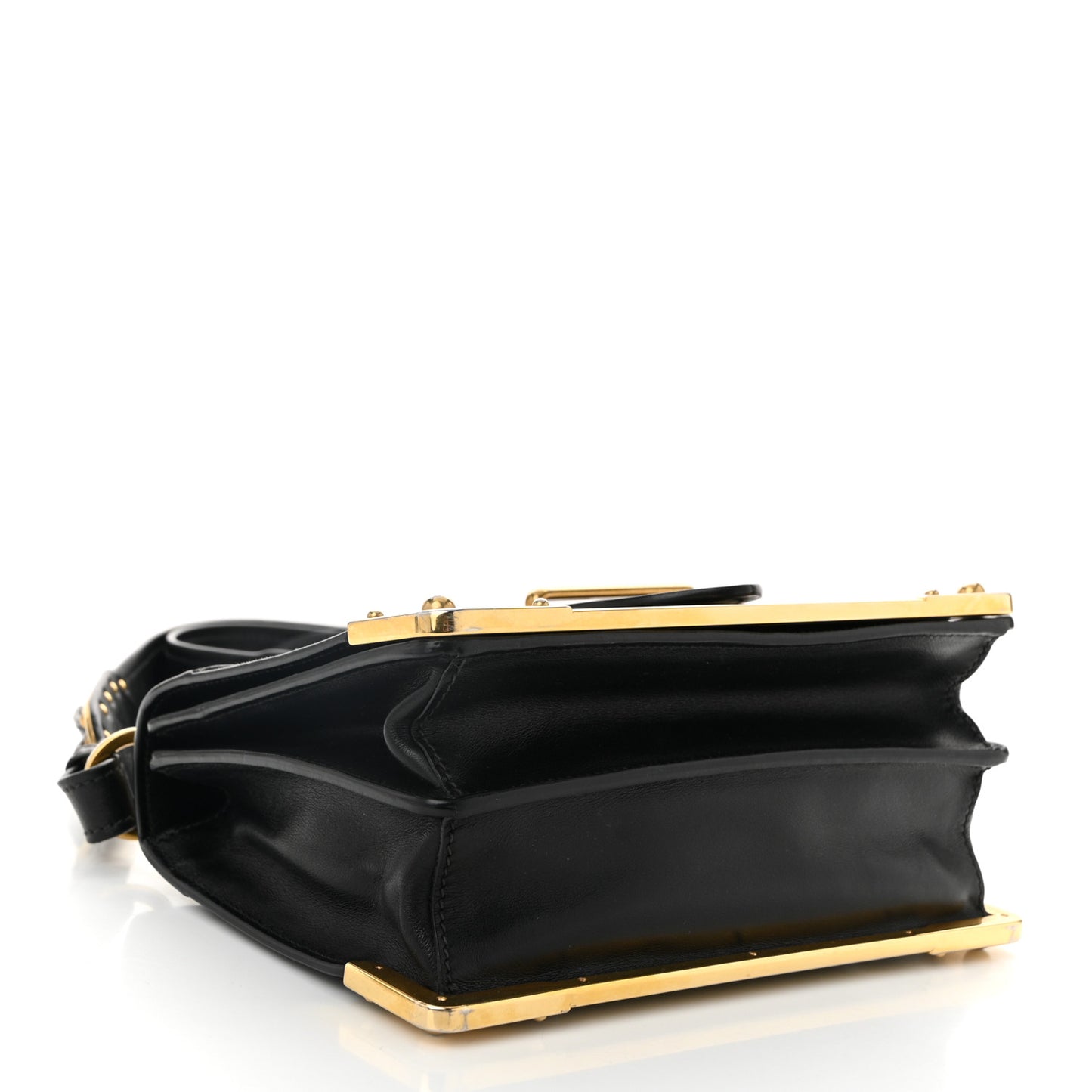 City Calf Saffiano Cahier Bag Black