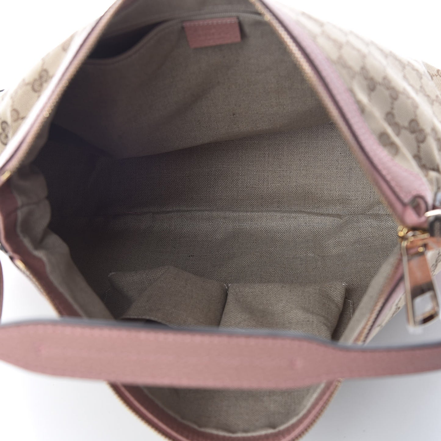 Monogram Large Bree Hobo Beige Soft Pink