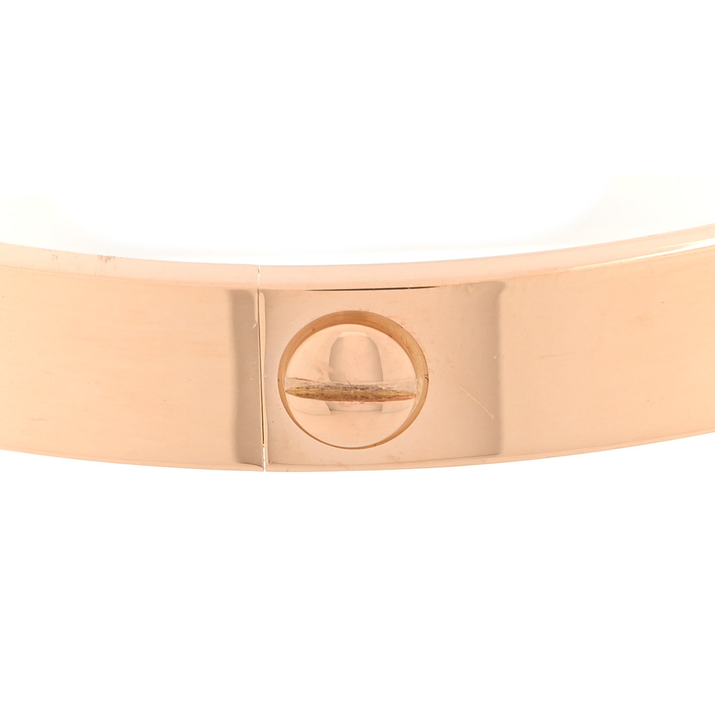 18K Pink Gold 4 Diamond LOVE Bracelet 18